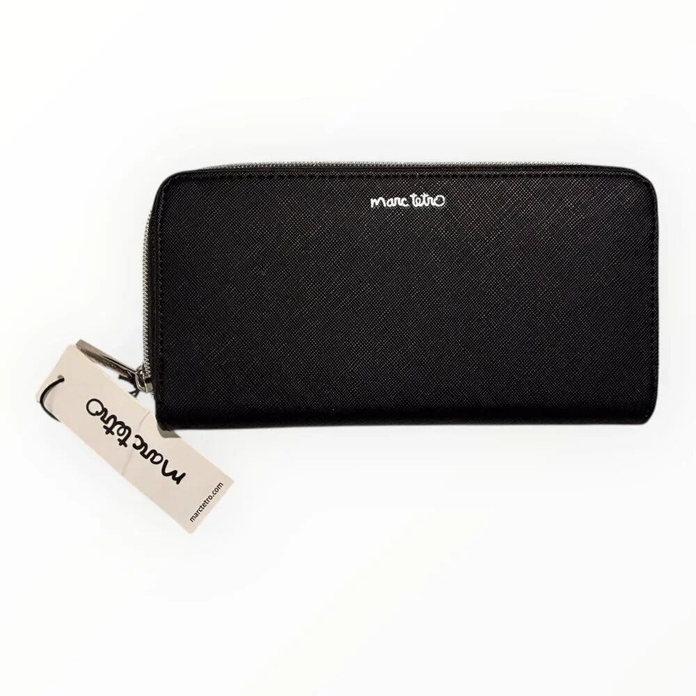 Marc Tetro Black Dog Print Wallet